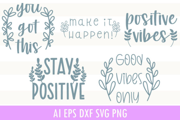 Download Floral Positive Quotes - Floral Collection