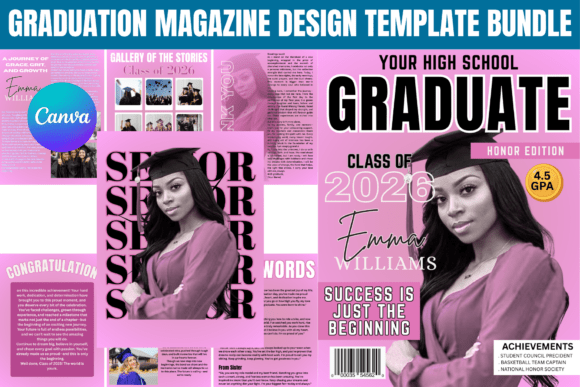 Download Graduation Magazine Design Template - Magazine Collection