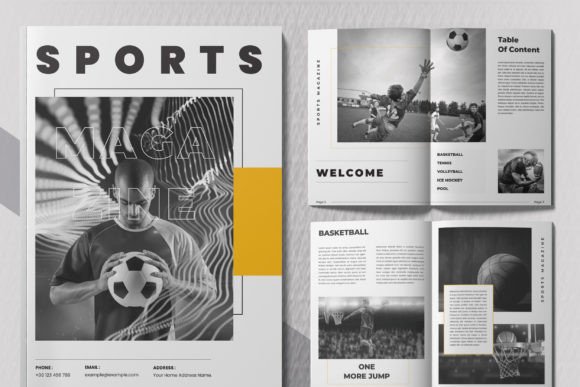 Download Sports Magazine Design Layout - Magazine Collection