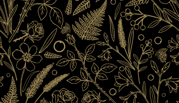 Download Gothic Gold Floral Pattern 2026 - Premium Resources